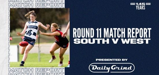 Daily Grind Women's Match Report: Round 11 vs West